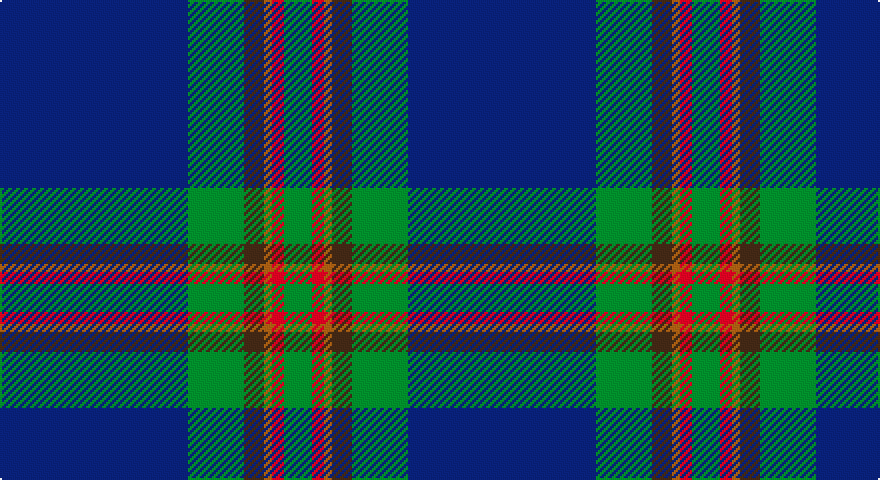 DB/94 G28 DO10 O4 R6 G/14 tartan
