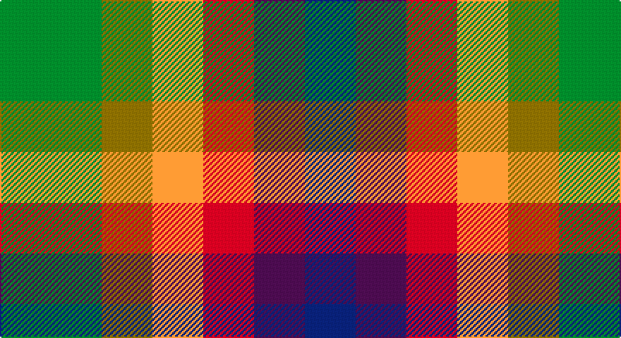 G/72 Y36 LO36 R36 DP36 DB/36 tartan