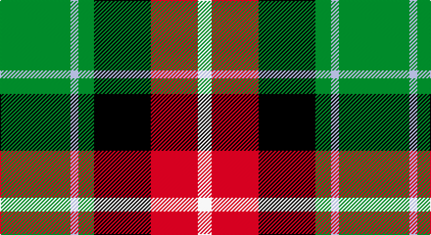G/72 LB8 G16 K58 R48 W/14 tartan
