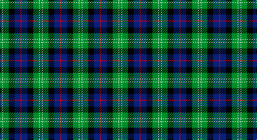 G/4 W1 G10 K10 DB10 R/2 tartan