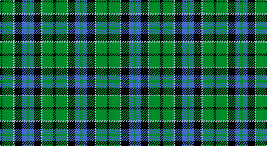 K/4 G18 LB2 K12 B8 G/4 tartan