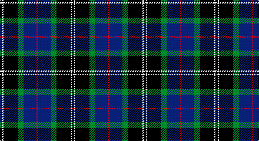 K/4 W2 K24 G10 DB22 R/2 tartan