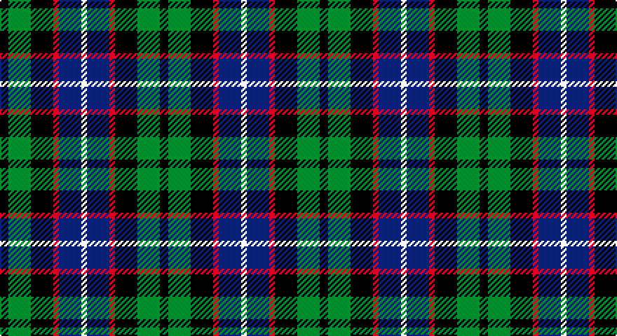 K/6 G16 K16 R4 DB16 W/4 tartan