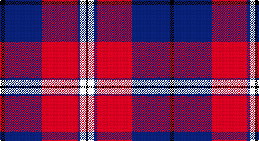 K/8 DB64 R60 DB4 W10 K/4 tartan