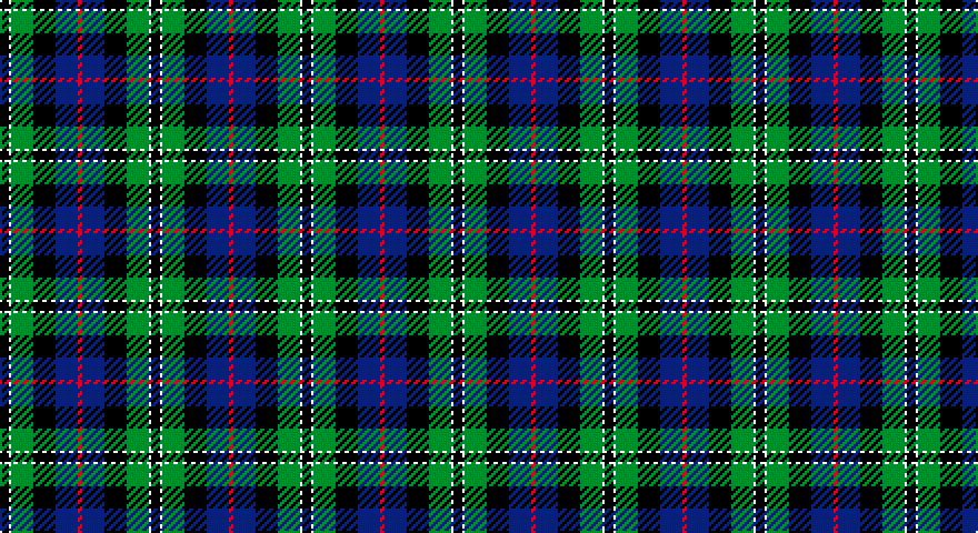 K/4 W1 G10 K10 DB10 R/2 tartan