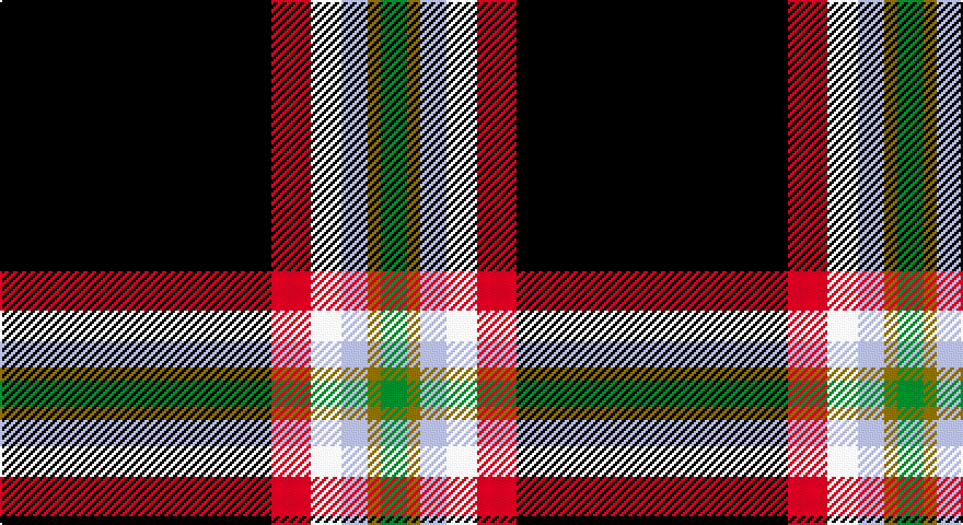 K/124 R18 W14 LB12 Y6 G/12 tartan
