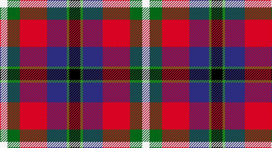 W/12 DG20 R44 DB32 G4 K/18 tartan