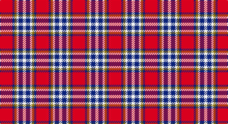 R/24 DB4 Y4 W4 DB8 W/6 tartan
