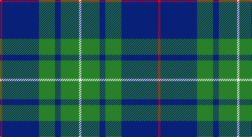 R/4 DB64 G28 DB10 G32 W/4 tartan