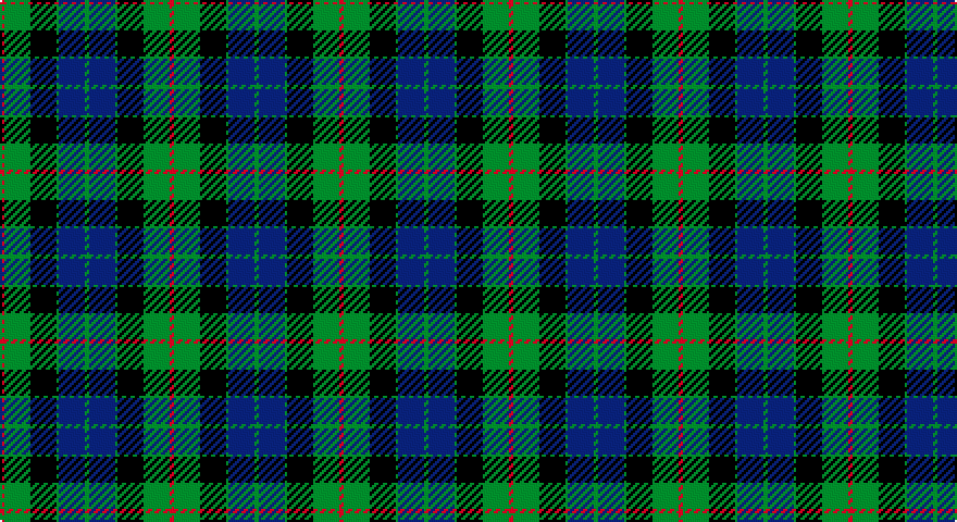 R/2 G12 K12 G1 DB12 G/2 tartan