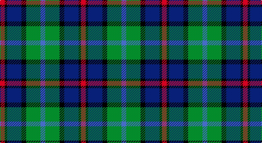R/8 K4 DB24 K8 G24 B/8 tartan