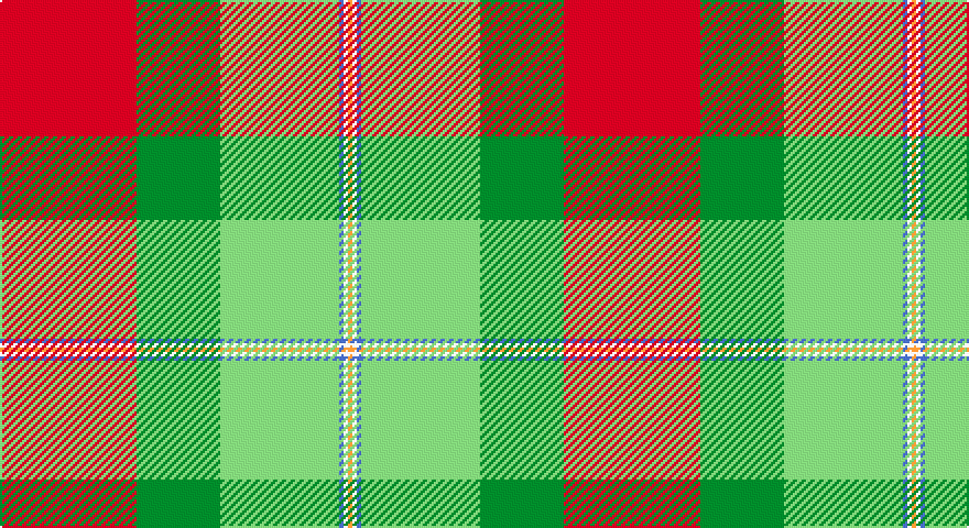 R/62 G38 LG54 B2 W2 LO/2 tartan