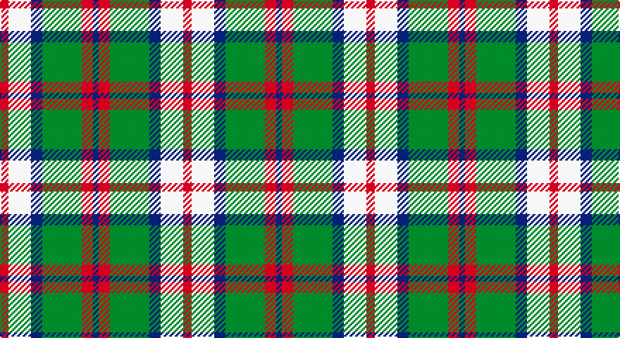R/6 W16 DB8 G28 R8 DB/4 tartan