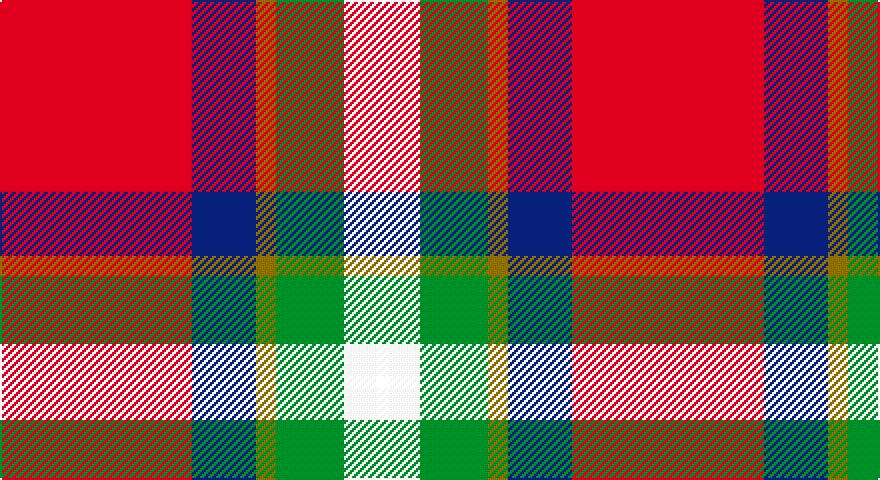 R/96 DB32 Y10 G34 W16 K/6 tartan