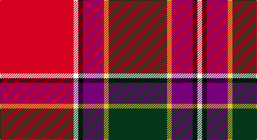 R/126 W8 K8 DP36 LY8 DG/100 tartan