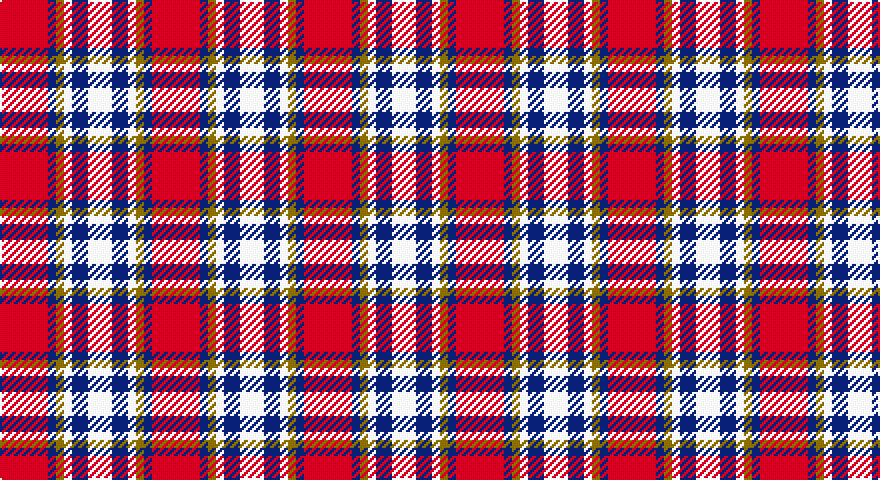 R/24 DB4 Y4 W4 DB8 W/12 tartan