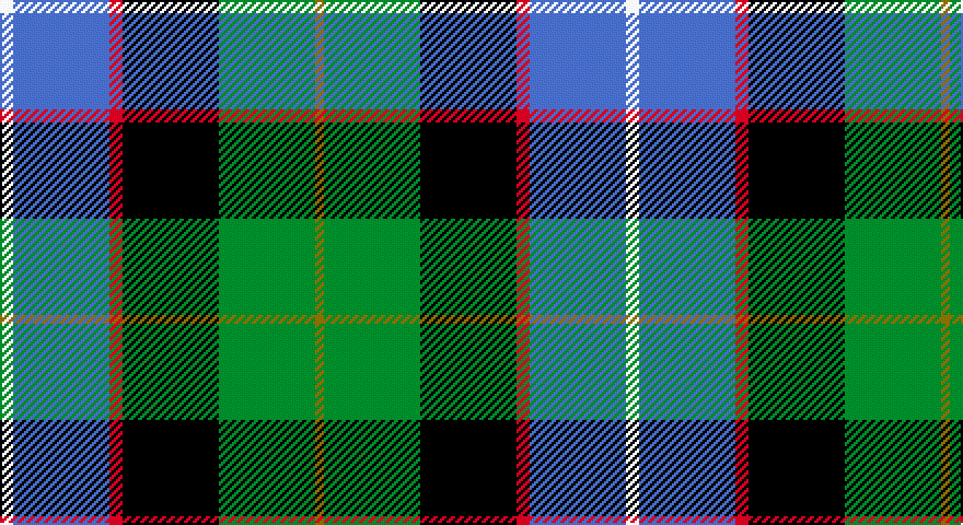W/6 B44 R6 K44 G44 Y/4 tartan