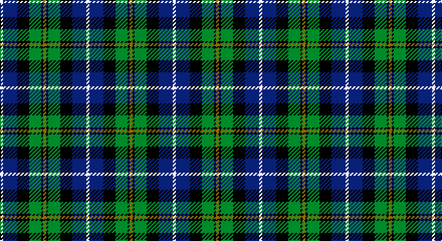 W/3 DB14 K12 G12 K2 Y/3 tartan