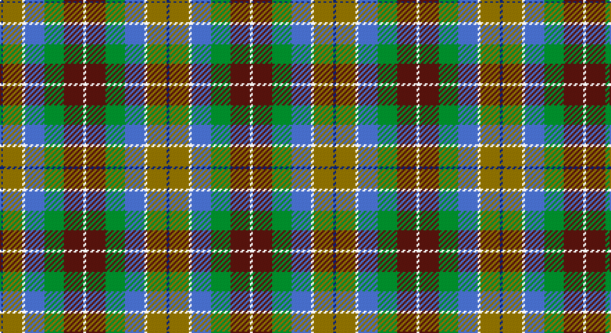 DB/2 Y14 W2 B14 G14 DR14 W/2 tartan