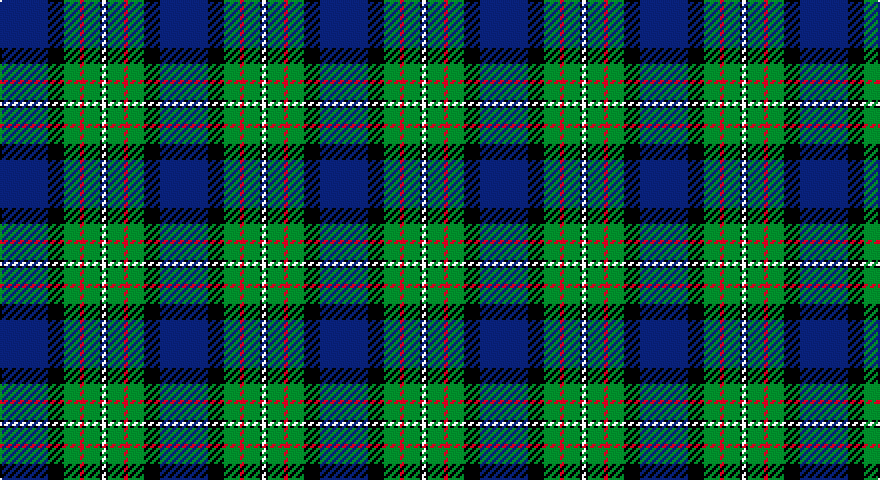 DB/24 K8 G8 R2 G8 K1 W/2 tartan