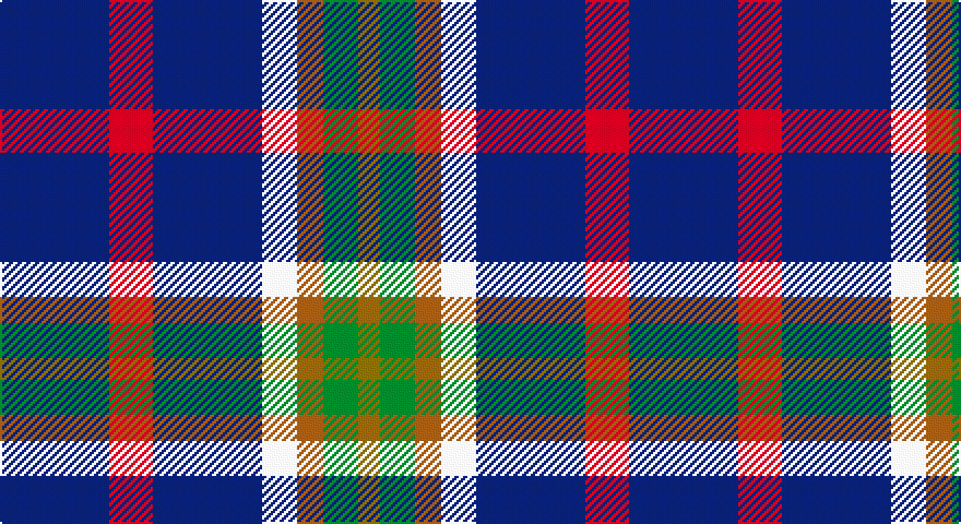 DB/50 R20 DB50 W16 O12 G16 Y/10 tartan