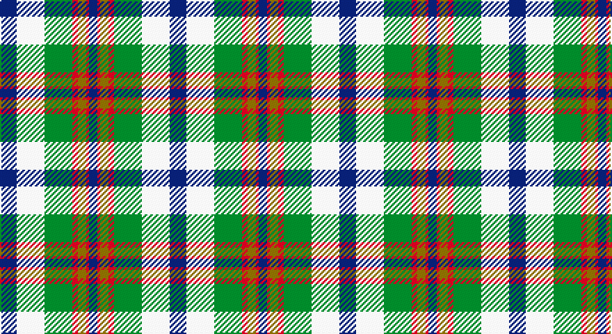 DB/12 W20 G20 R4 Y6 R2 DB/6 tartan