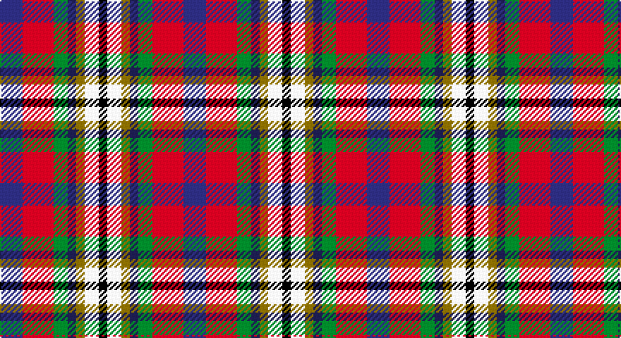 DBi/16 R22 G10 DB6 Y6 W10 K/6 tartan