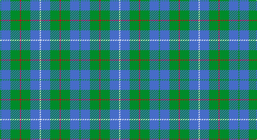 G/2 B16 G16 R2 G16 B16 W/2 tartan