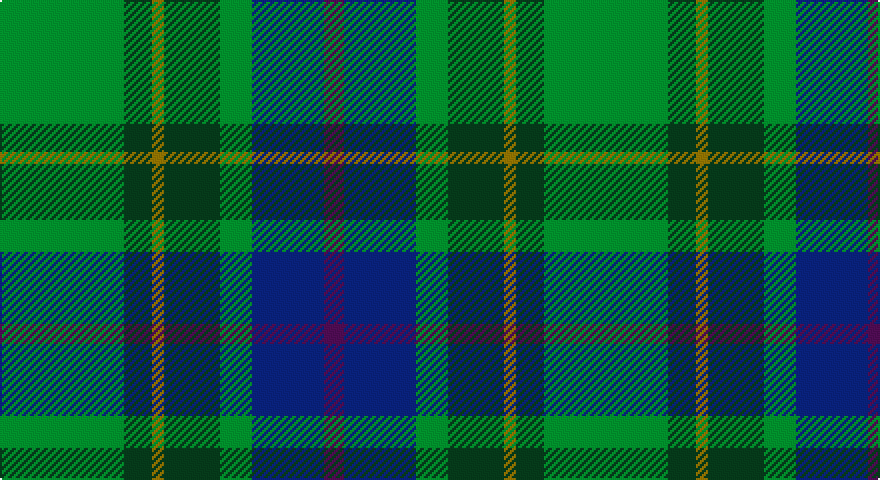 G/62 DG14 Y6 DG28 G16 DB36 DP/10 tartan