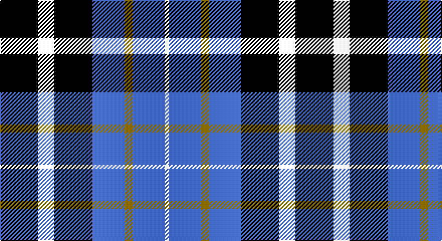 K/38 W16 K38 B32 Y8 B32 W/4 tartan