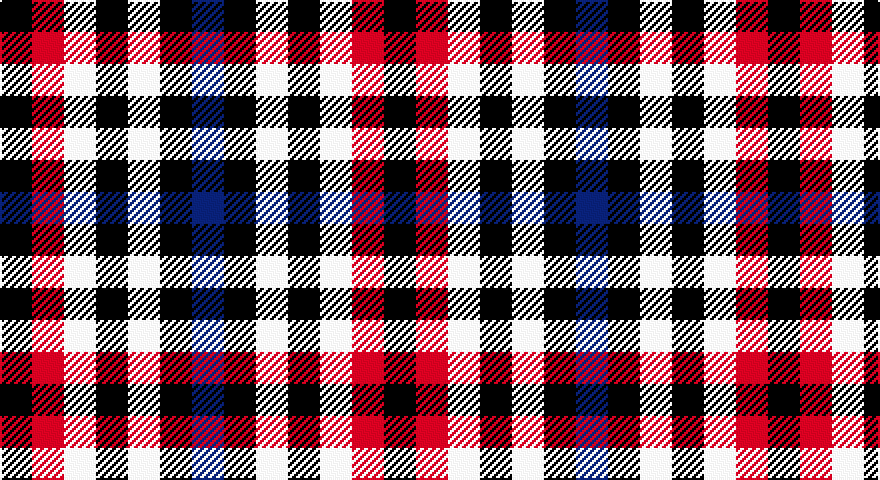 K/16 R16 W16 K16 W16 K16 DB/16 tartan