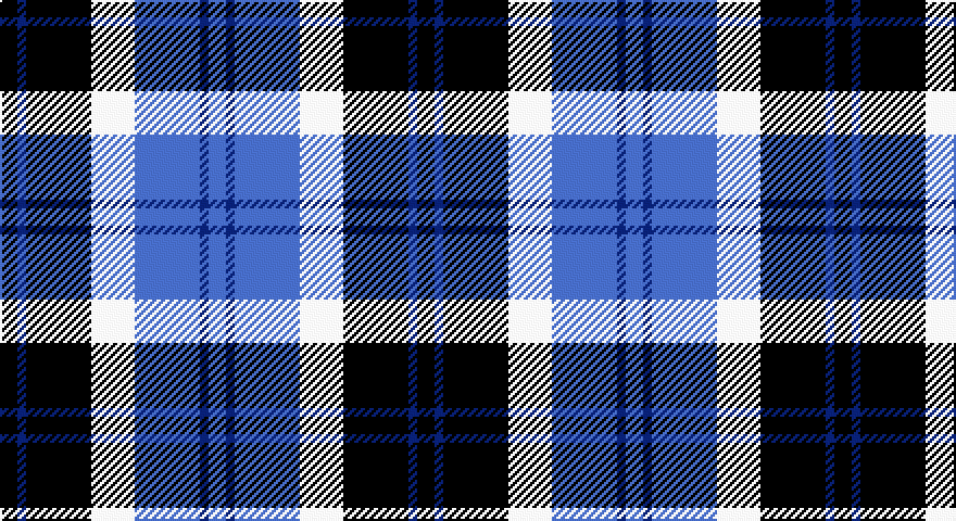 K/8 DB4 K30 W20 B30 DB4 B/8 tartan