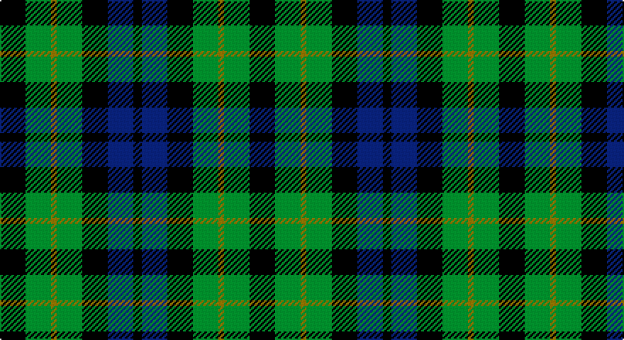 K/18 G18 Y4 G18 K18 DB18 K/6 tartan