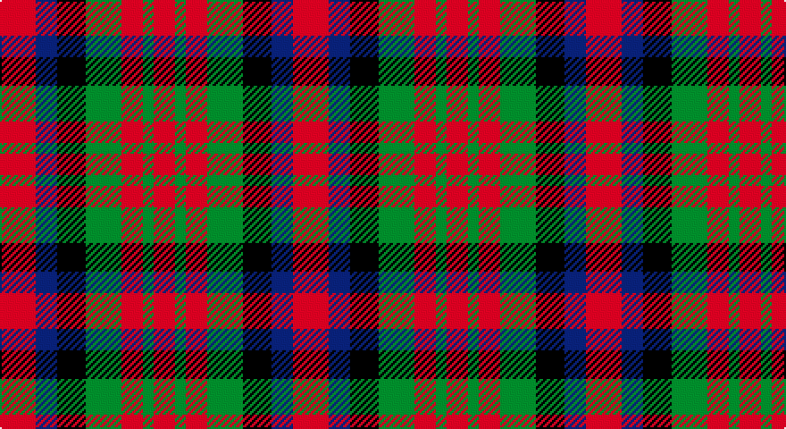 R/20 DB12 K16 G20 R12 G6 R/12 tartan