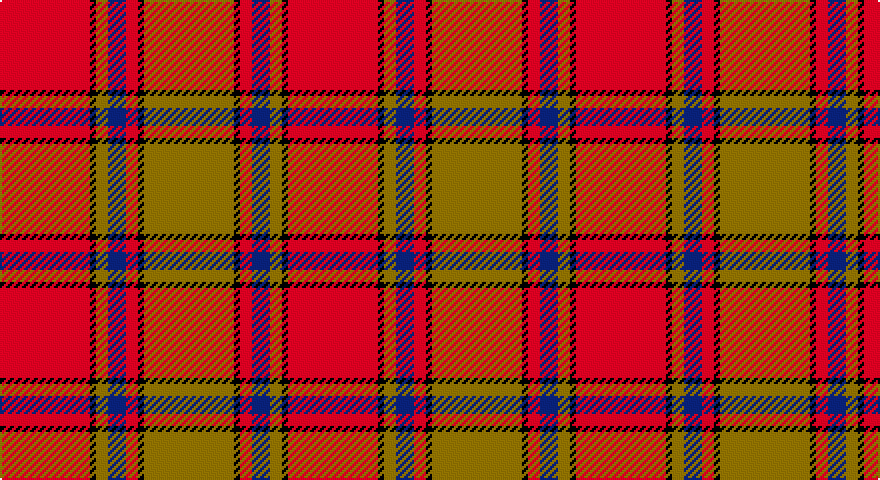 R/45 K3 Y6 DB9 R6 K3 Y/45 tartan