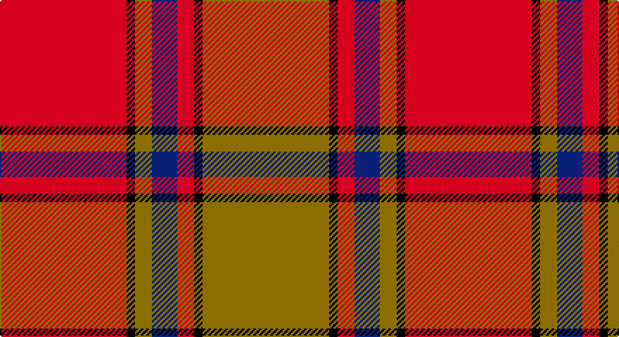 R/90 K6 Y12 DB18 R12 K6 Y/90 tartan