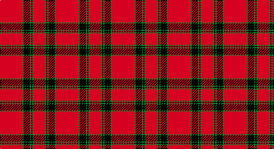 R/36 G2 K10 G2 K2 G2 R/18 tartan