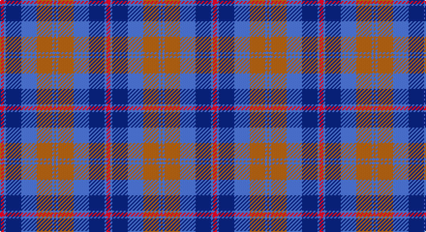 R/4 B2 DB16 B16 O16 B2 O/2 tartan