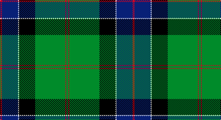 R/4 DB32 W2 K32 G60 R2 G/4 tartan