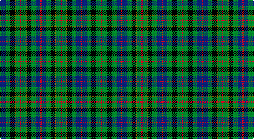 R/2 DB8 G8 K8 Y1 G8 R/2 tartan