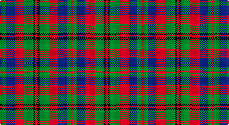 R/4 G8 DB16 R18 G18 K4 R/4 tartan