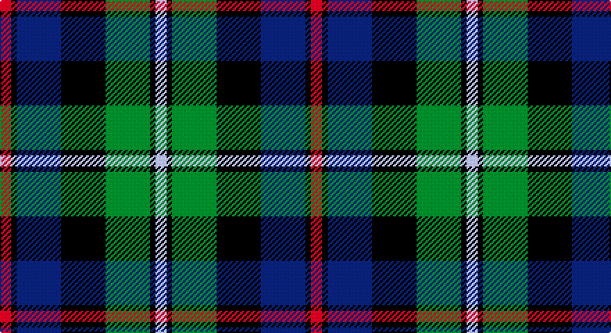 R/8 K4 DB32 K32 G32 K4 LB/8 tartan