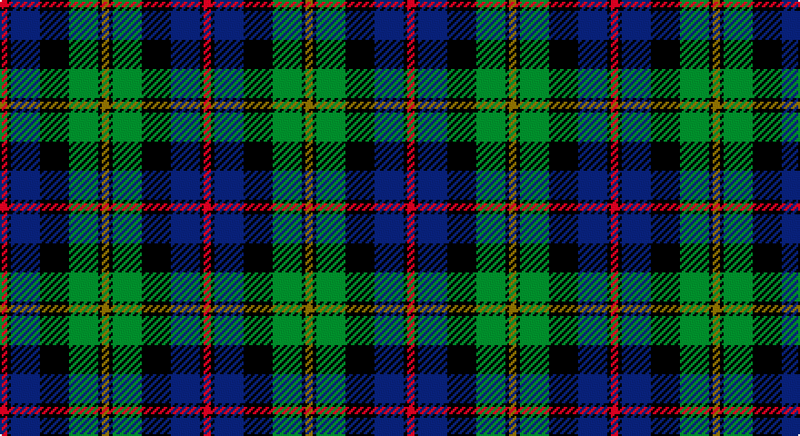 R/4 K2 DB16 K16 G16 K2 Y/4 tartan