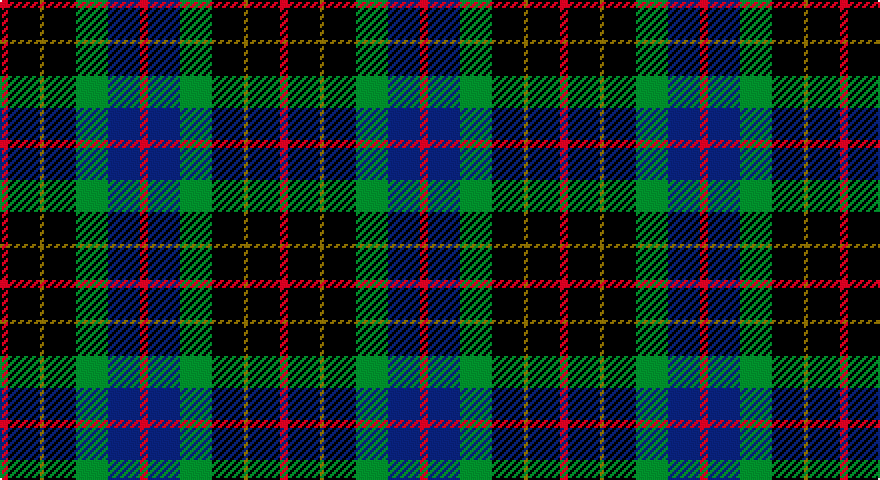 R/4 K16 Y2 K16 G16 DB16 R/4 tartan