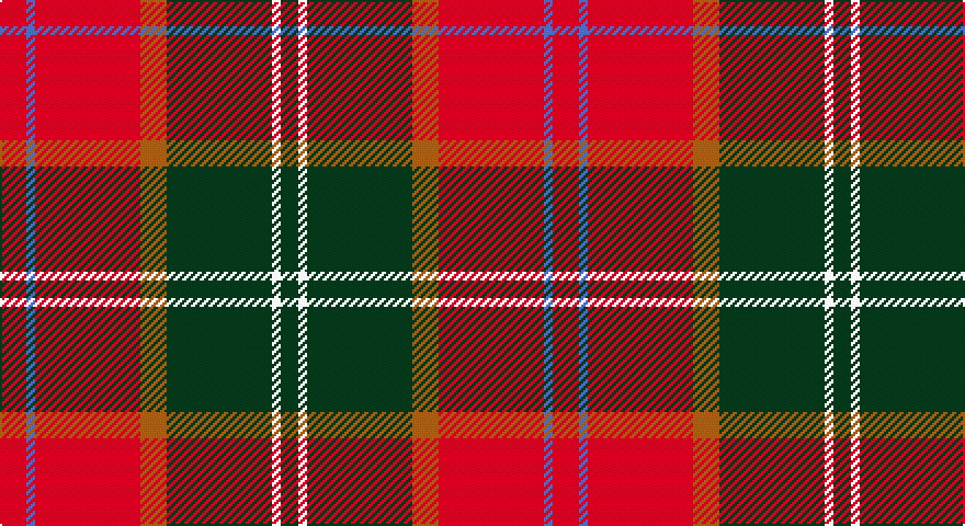 R/12 B4 R48 O12 DG48 W4 DG/8 tartan