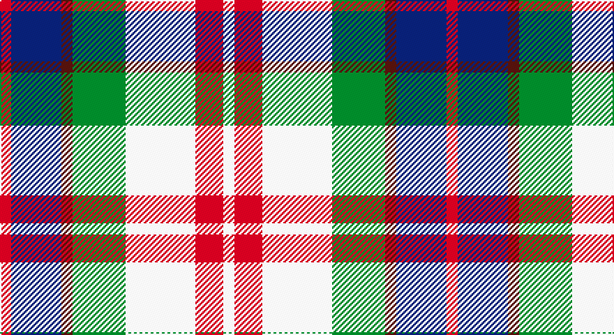 R/8 DB36 DR8 G38 W50 R20 W/8 tartan