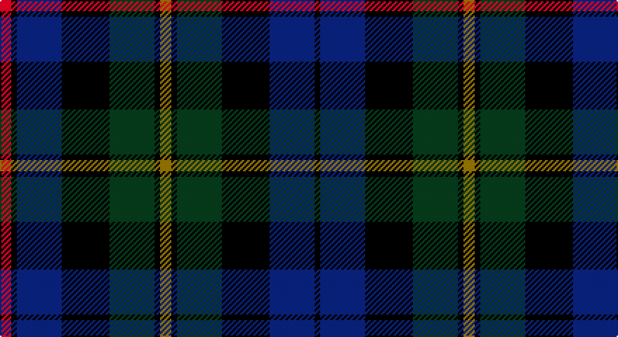 R/8 K4 DB32 K34 DG32 K4 Y/8 tartan
