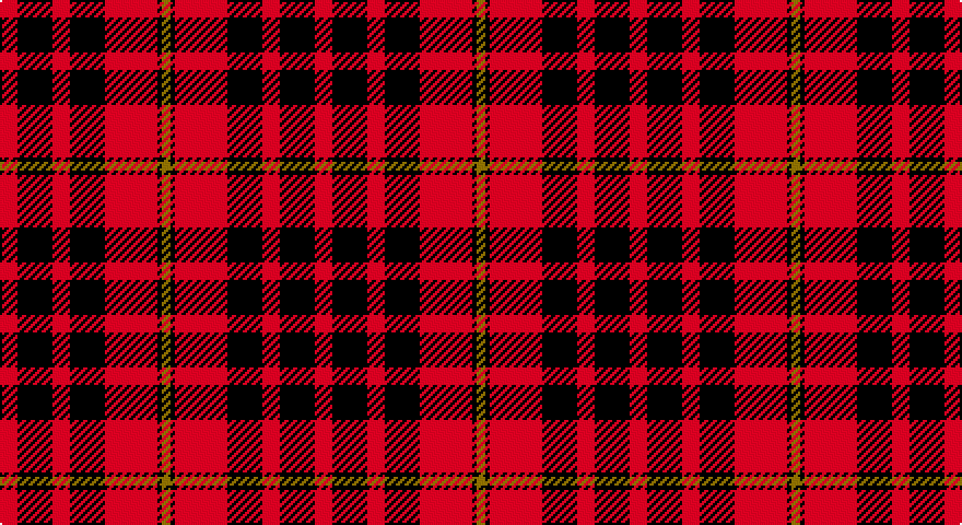 R/8 K16 R8 K16 R24 K2 Y/4 tartan