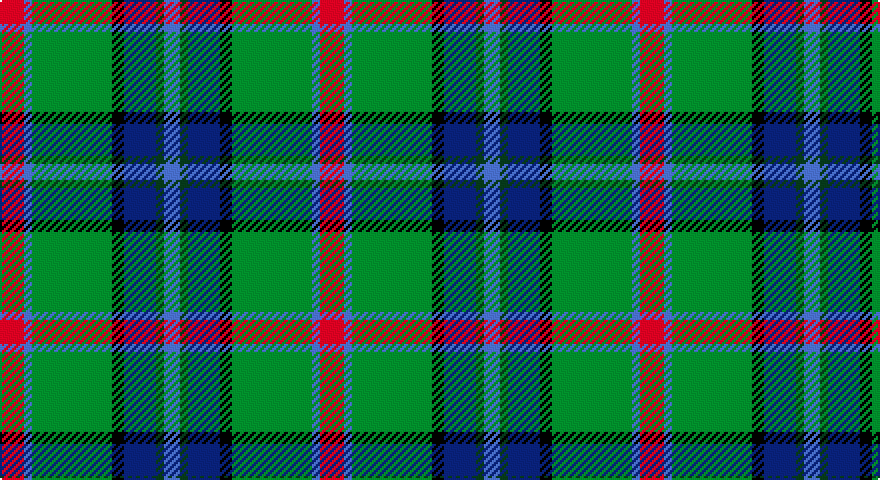 R/12 B4 G40 K6 DB16 DG4 B/8 tartan