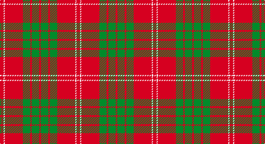 R/6 W2 R30 G12 R3 G12 R/3 tartan